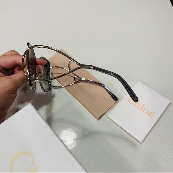 New Chloe | Modified Square Sunglasses 63mm - Picture 11 of 16